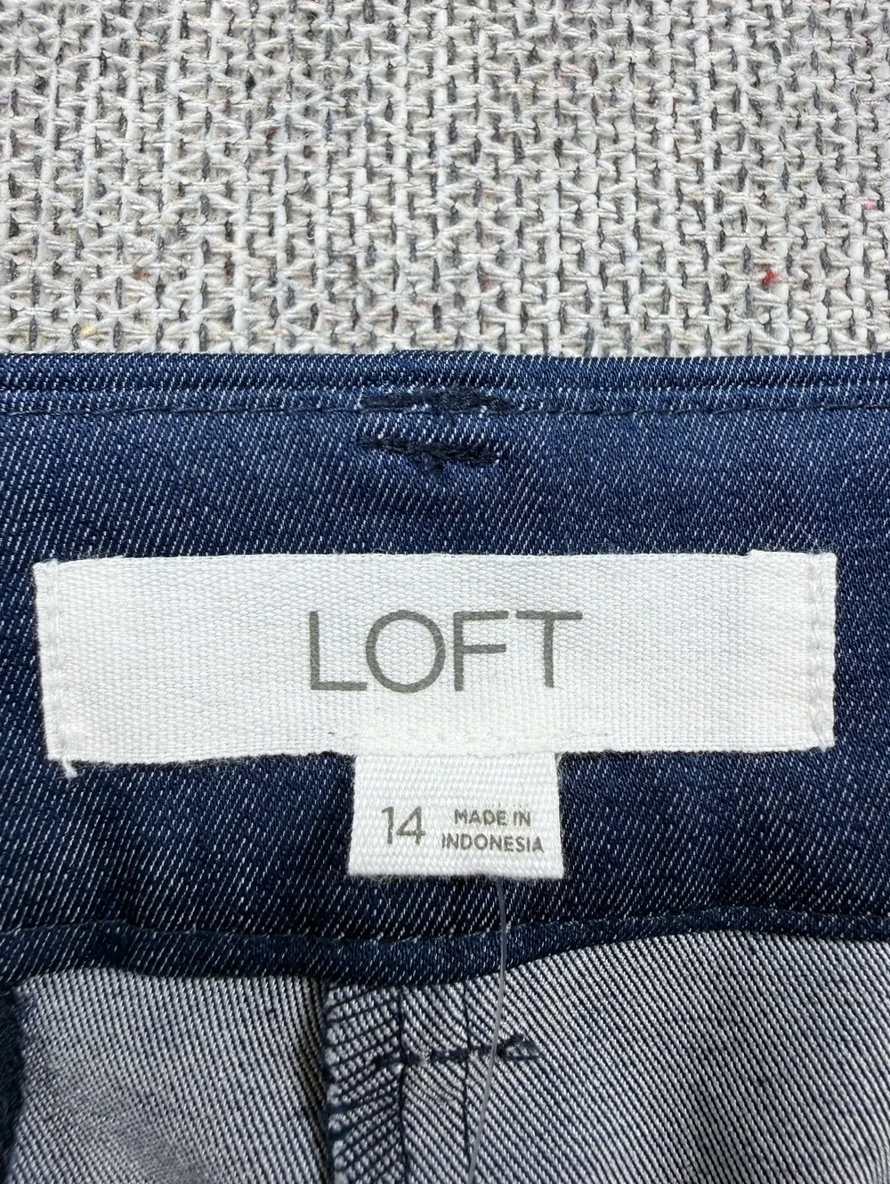 LOFT The Riviera Short Women 14 Curvy Blue